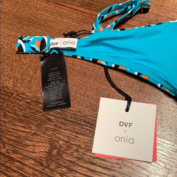 NWT ONIA x DVF Mila Bikini Top - Picture 9 of 10